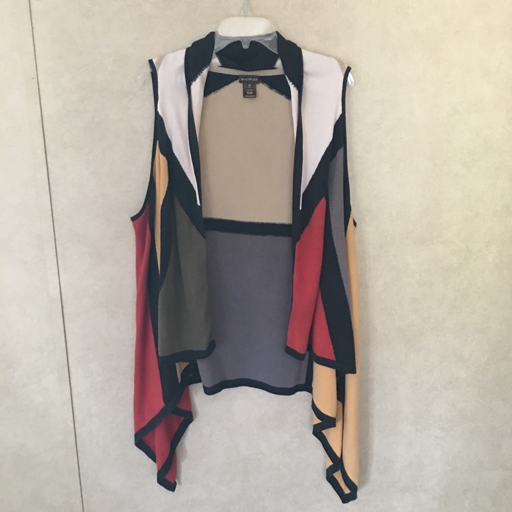 Color Block Vest by Multiples